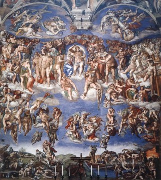 Michelangelo Werke - Sixtina Jüngste Gericht Hochrenaissance Michelangelo